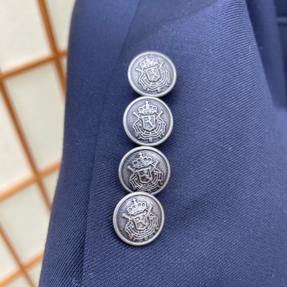 Michael Kors Suit Jacket 100% Wool - Size 42L- Navy Blue - Picture 7 of 12